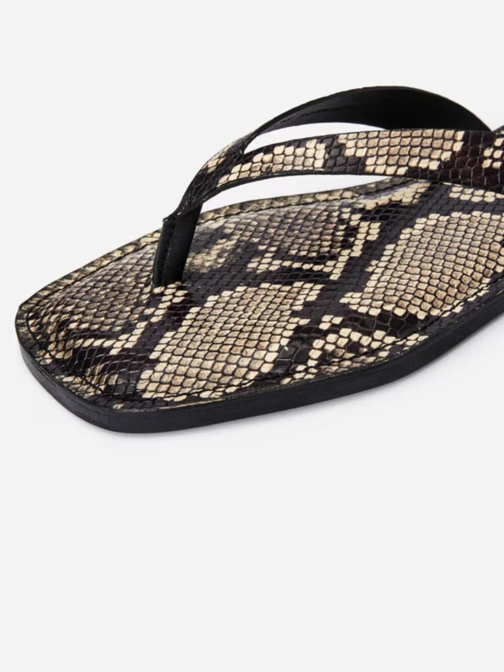 Arket leather flat sandals - Picture 2 of 3